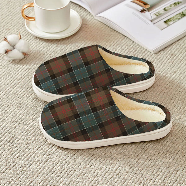 Paterson Weathered Clan Badge Tartan Plush Slipper