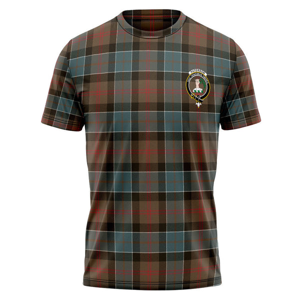 Paterson Weathered Clan Badge Tartan T-Shirt