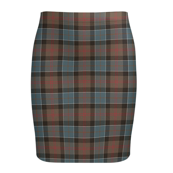 Paterson Weathered Tartan Fitted Skirt