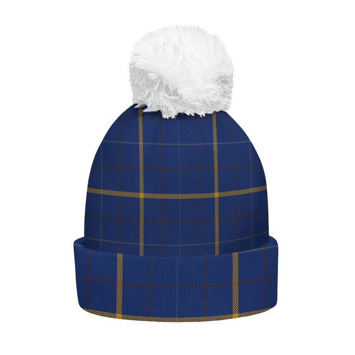 Pearson Modern Clan Badge Tartan Bobble Beanie Hat