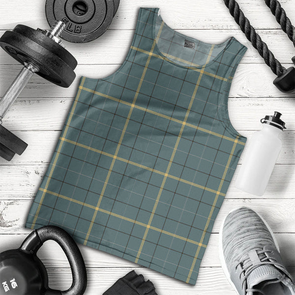 Pearson Weathered Clan Badge Tartan Men Tank Top