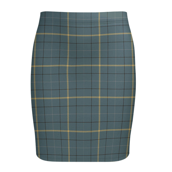 Pearson Weathered Tartan Fitted Skirt