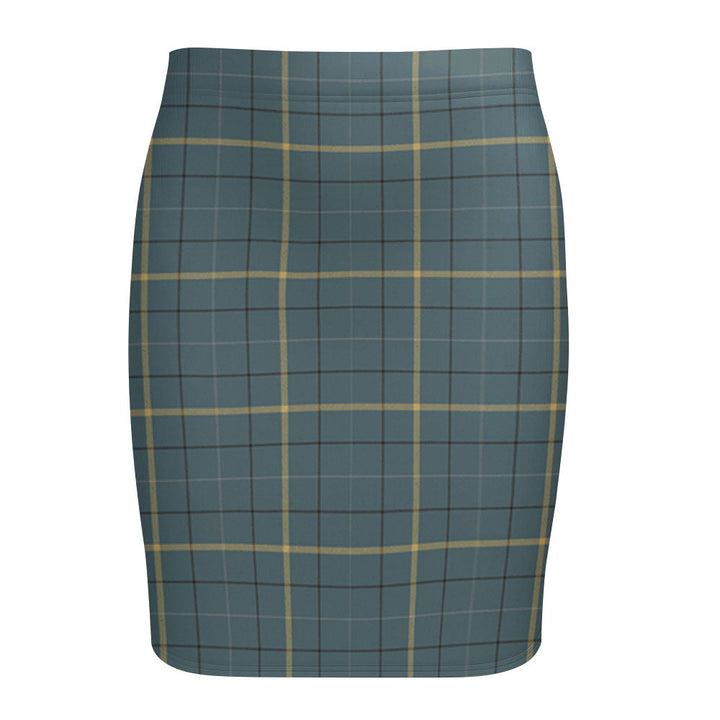 Pearson Weathered Tartan Fitted Skirt