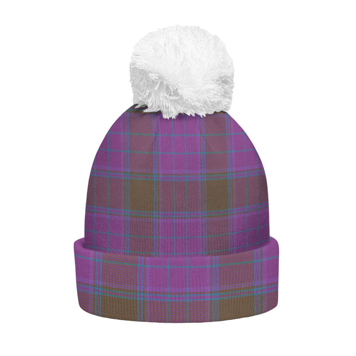 Phillips Ancient Clan Badge Tartan Bobble Beanie Hat