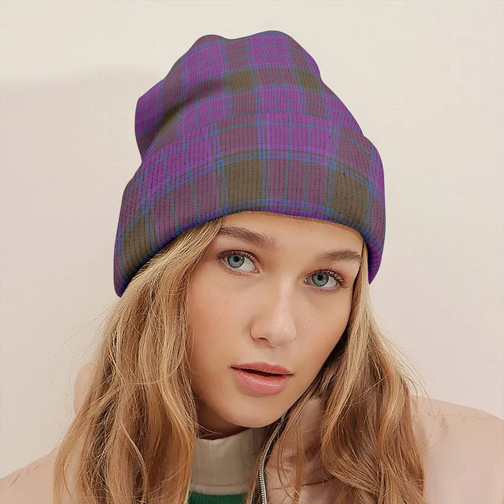 Phillips Ancient Clan Badge Tartan Knitted Beanie