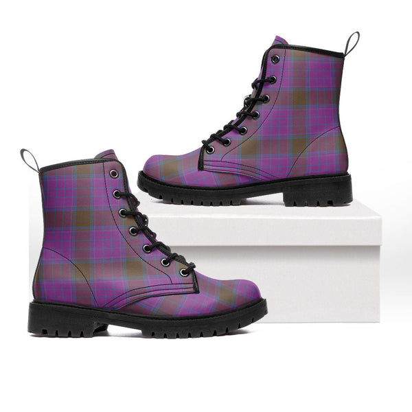 Phillips Ancient Clan Badge Tartan Leather Boots