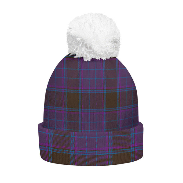Phillips Modern Clan Badge Tartan Bobble Beanie Hat
