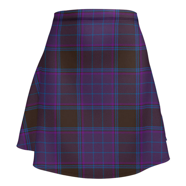 Phillips Modern Clan Badge Tartan Flared Skirt