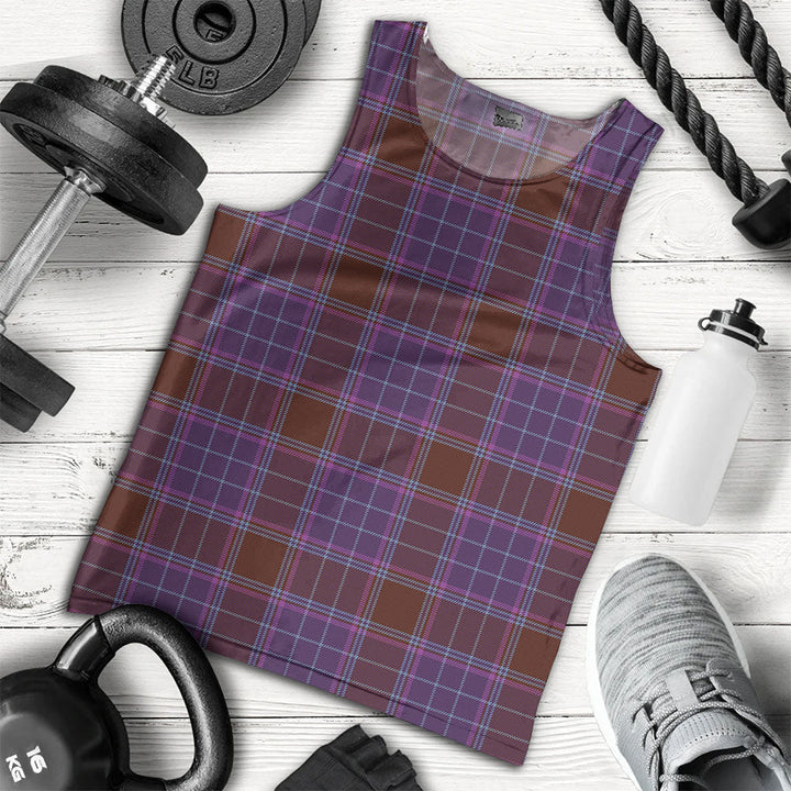 Phillips Weathered Clan Badge Tartan Men Tank Top