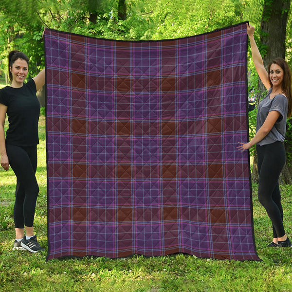 Phillips Weathered Clan Badge Tartan Premium Quilt