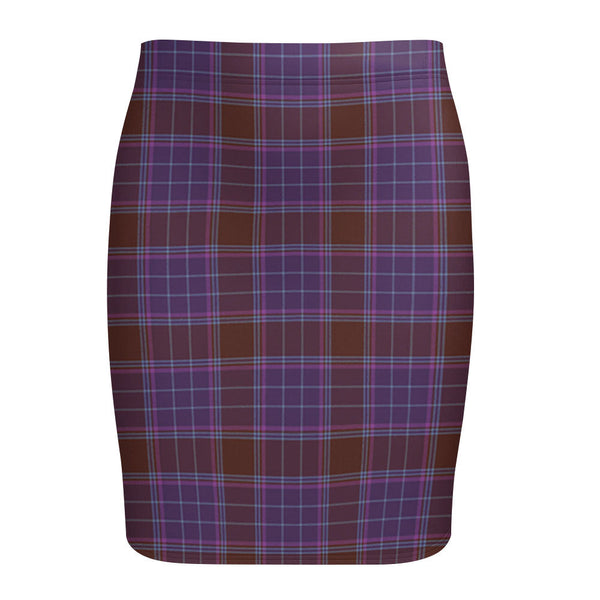 Phillips Weathered Tartan Fitted Skirt