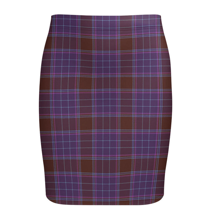 Phillips Weathered Tartan Fitted Skirt