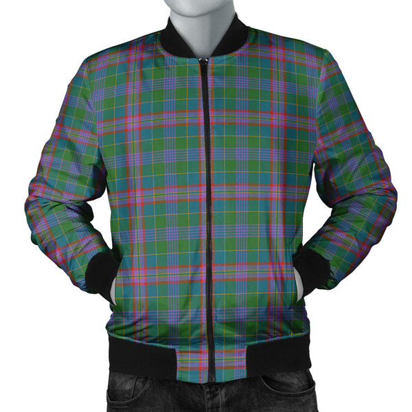 Pitcairn Hunting Ancient Clan Badge Tartan Bomber Jacket