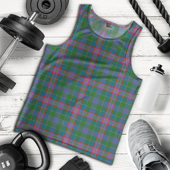 Pitcairn Hunting Ancient Clan Badge Tartan Men Tank Top