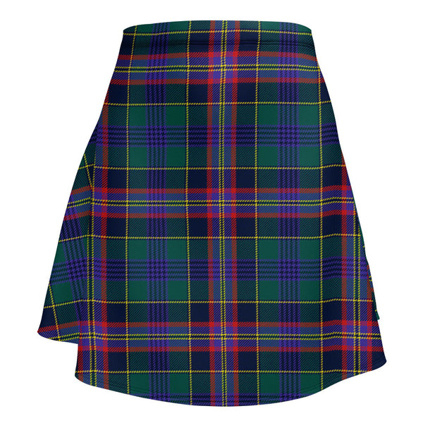 Pitcairn Hunting Modern Clan Badge Tartan Flared Skirt