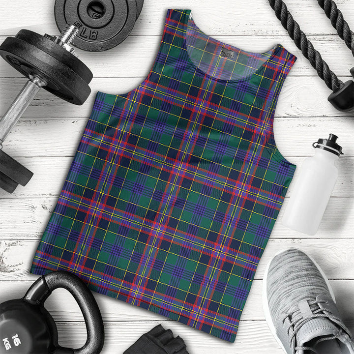 Pitcairn Hunting Modern Clan Badge Tartan Men Tank Top