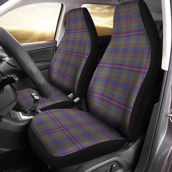 Pitcairn Hunting Weathered Clan Badge Tartan Car Seat Covers