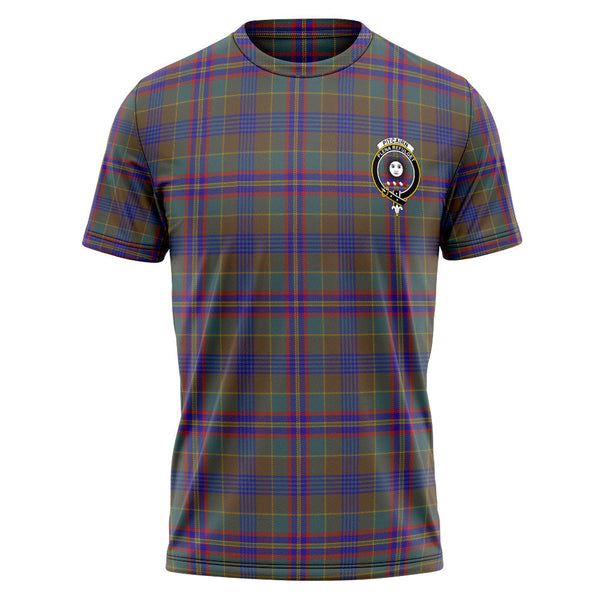 Pitcairn Hunting Weathered Clan Badge Tartan T-Shirt