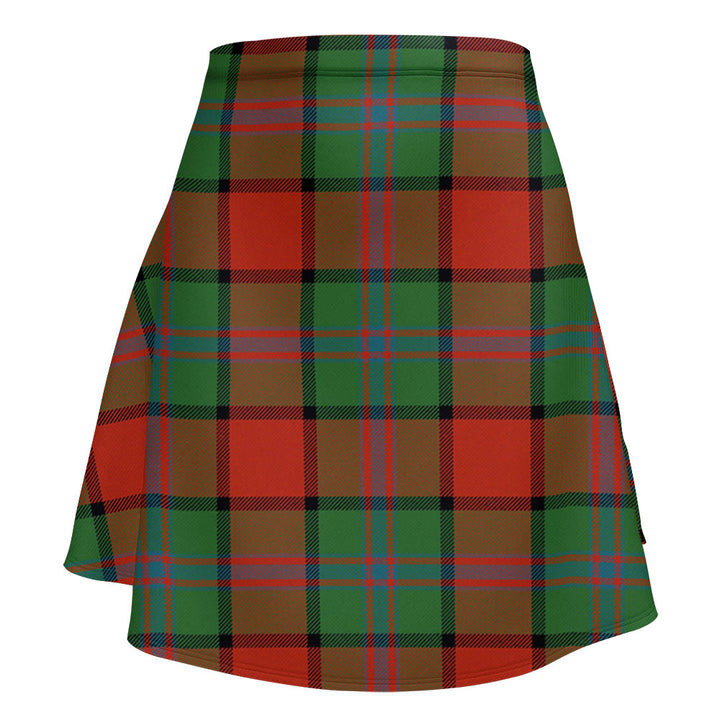 Plummer Ancient Clan Badge Tartan Flared Skirt