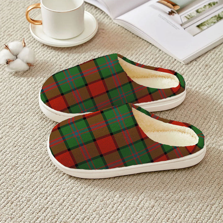 Plummer Ancient Clan Badge Tartan Plush Slipper