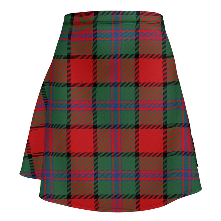 Plummer Modern Clan Badge Tartan Flared Skirt