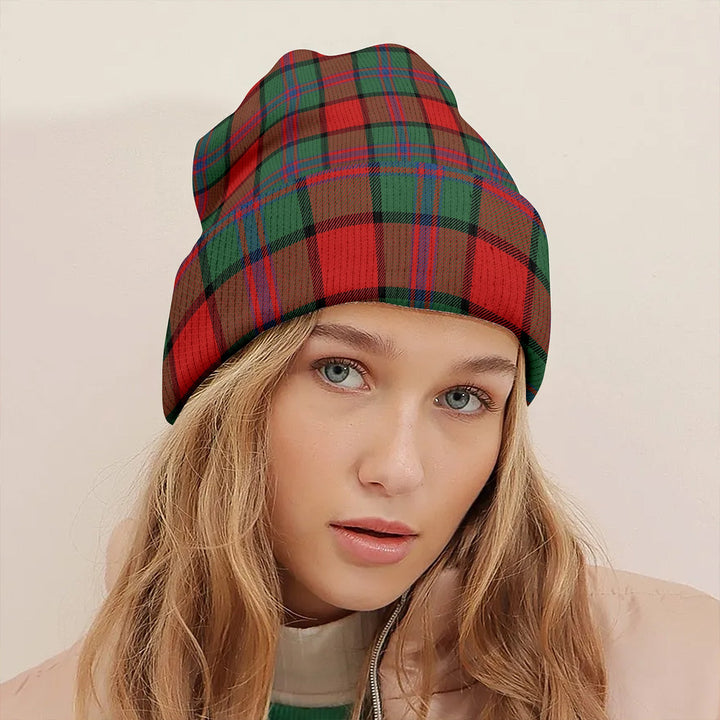 Plummer Modern Clan Badge Tartan Knitted Beanie