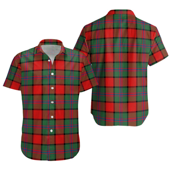 Plummer Modern Clan Badge Tartan Short Sleeve Shirt