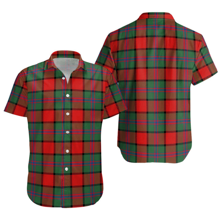 Plummer Modern Clan Badge Tartan Short Sleeve Shirt