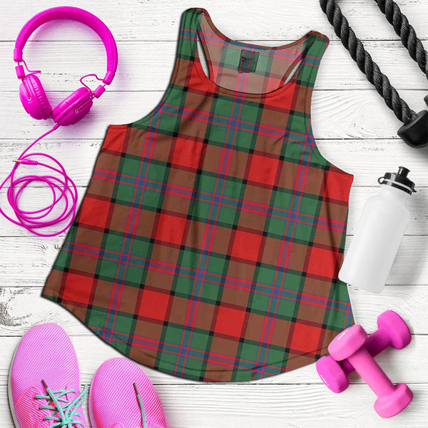 Plummer Modern Clan Badge Tartan Women Racerback Tank Top