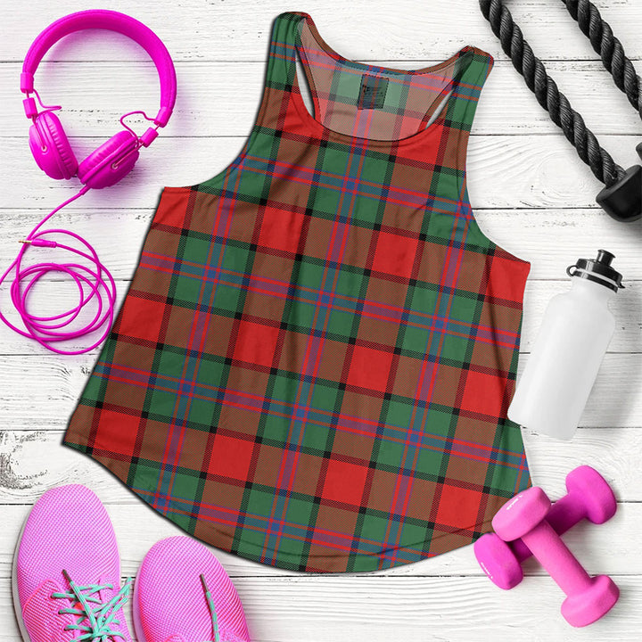 Plummer Modern Clan Badge Tartan Women Racerback Tank Top