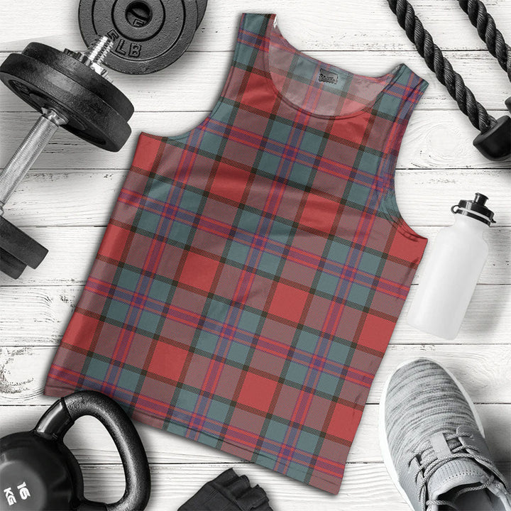 Plummer Weathered Clan Badge Tartan Men Tank Top