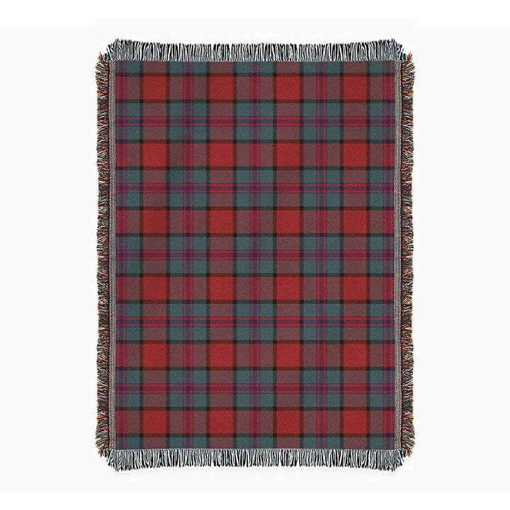 Plummer Weathered Clan Badge Tartan Woven Blanket