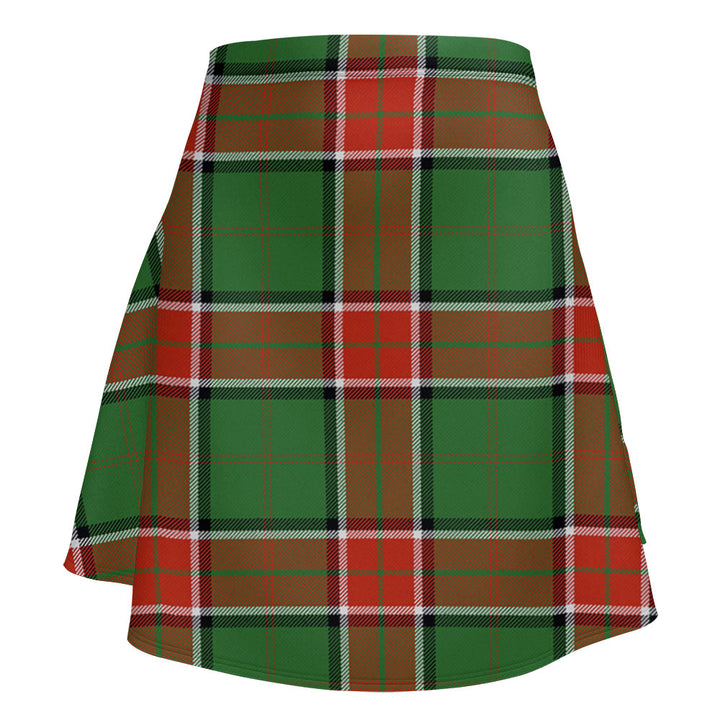 Pollock Ancient Clan Badge Tartan Flared Skirt
