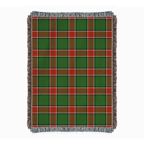 Pollock Ancient Clan Badge Tartan Woven Blanket