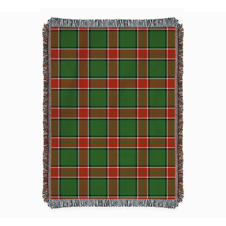 Pollock Ancient Clan Badge Tartan Woven Blanket