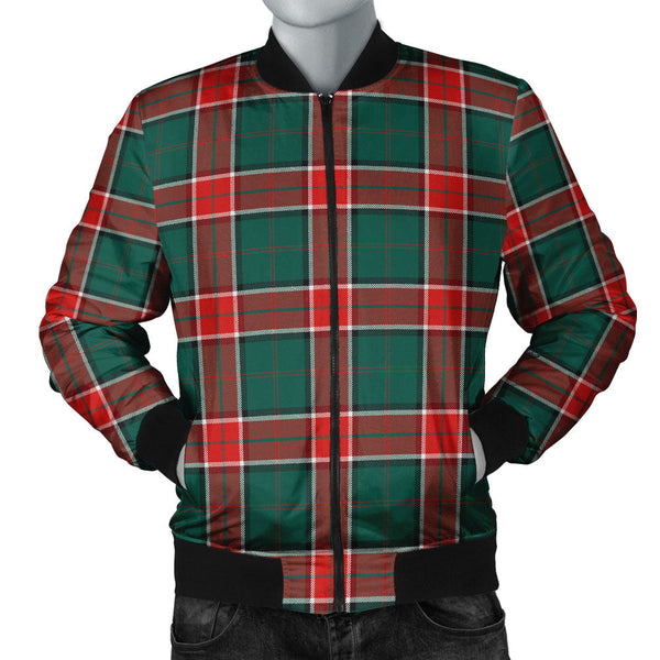 Pollock Modern Clan Badge Tartan Bomber Jacket
