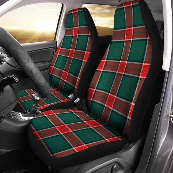 Pollock Modern Clan Badge Tartan Car Seat Covers