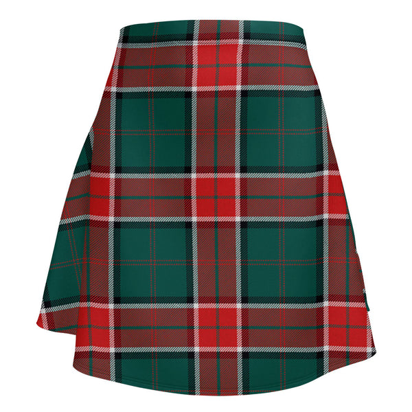 Pollock Modern Clan Badge Tartan Flared Skirt