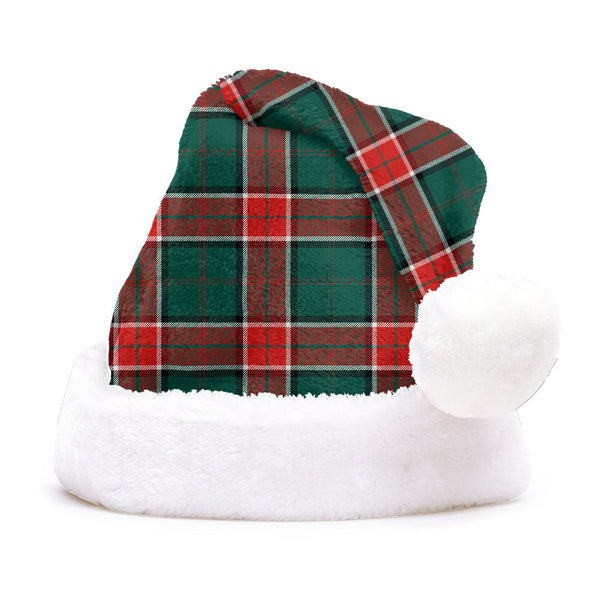 Pollock Modern Clan Badge Tartan Plush Christmas Hat