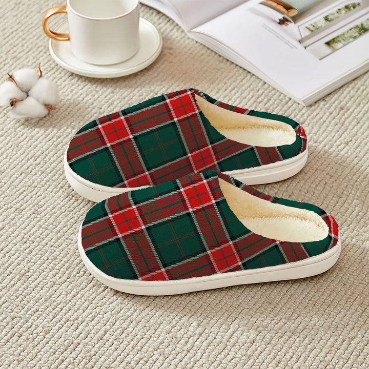 Pollock Modern Clan Badge Tartan Plush Slipper