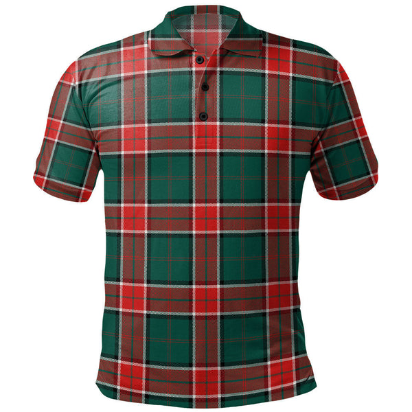 Pollock Modern Clan Badge Tartan Polo Shirt