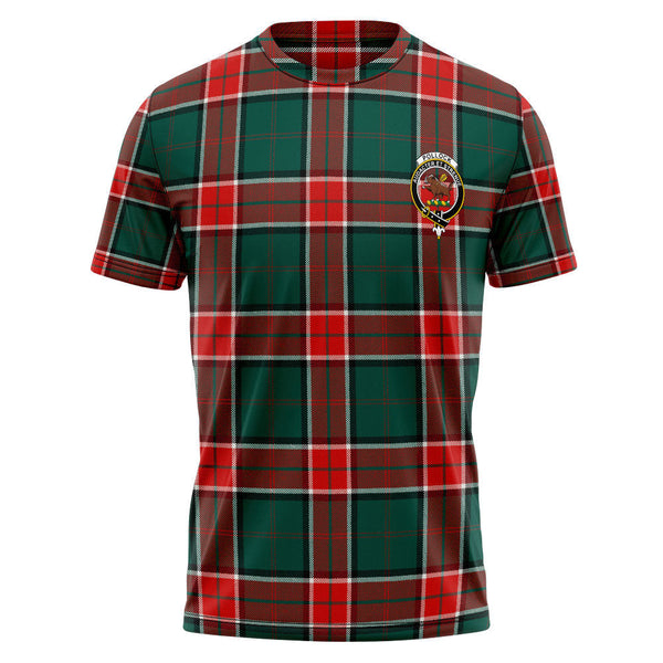 Pollock Modern Clan Badge Tartan T-Shirt