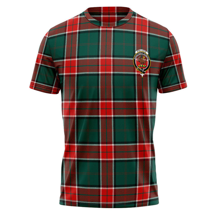 Pollock Modern Clan Badge Tartan T-Shirt