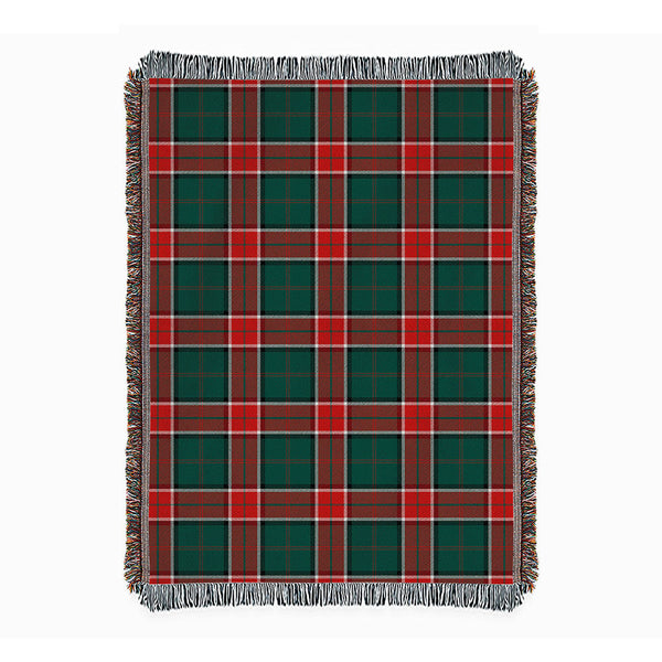 Pollock Modern Clan Badge Tartan Woven Blanket