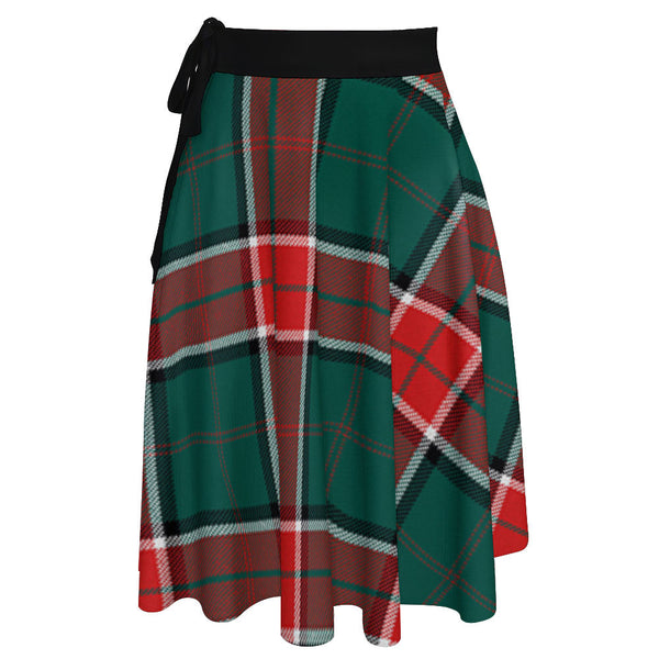 Pollock Modern Tartan Wrap Skirt