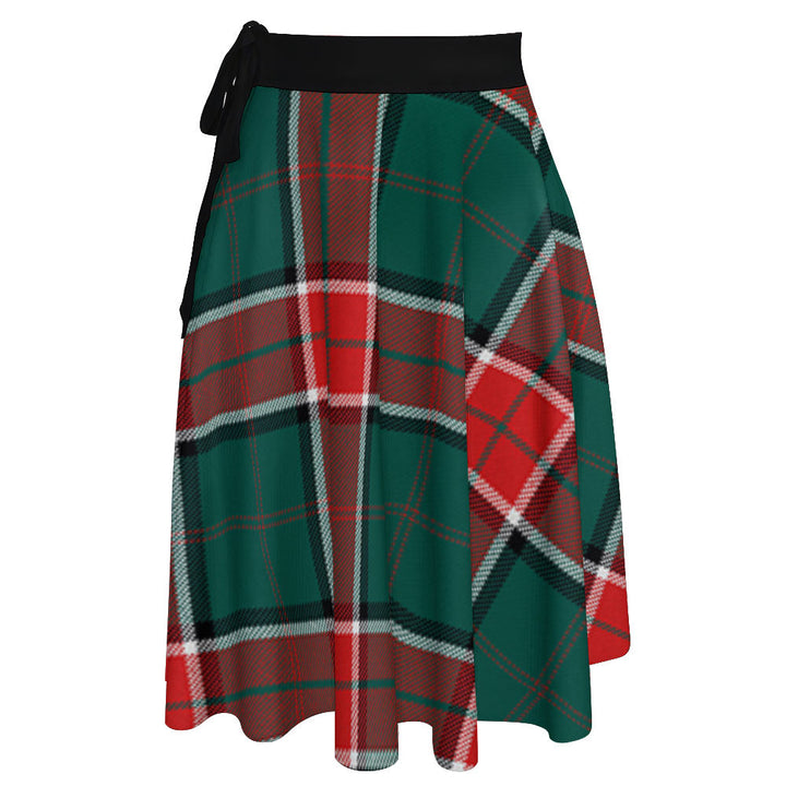 Pollock Modern Tartan Wrap Skirt