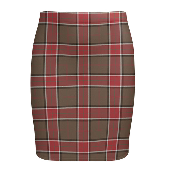 Pollock Weathered Tartan Fitted Skirt