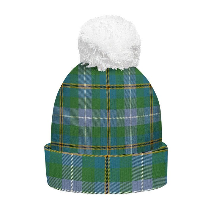 Porteous Ancient Clan Badge Tartan Bobble Beanie Hat