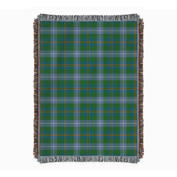 Porteous Ancient Clan Badge Tartan Woven Blanket