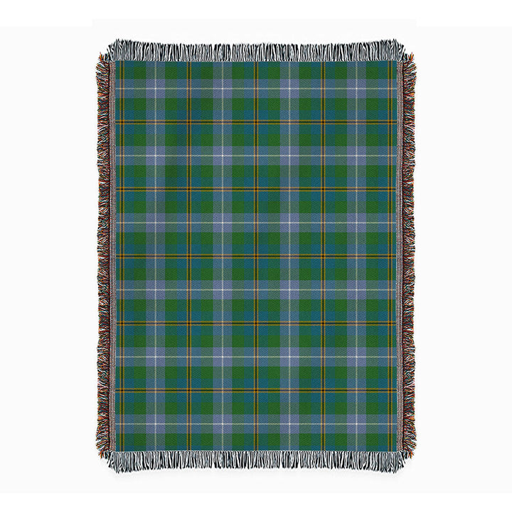 Porteous Ancient Clan Badge Tartan Woven Blanket